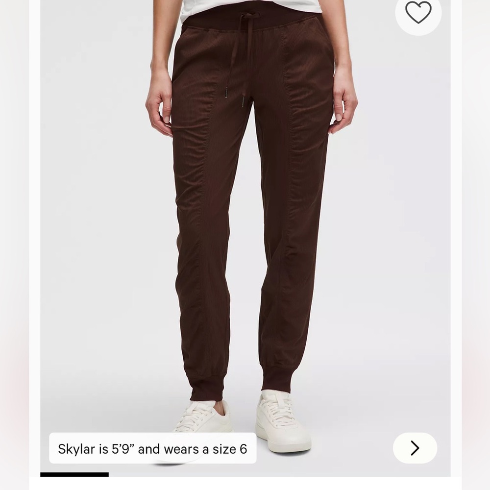 Lululemon Dance Studio Mid-Rise Jogger Full Length- Lava Cake WORN ONCE - Picture 5 of 8